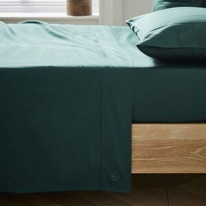 NWOT TED BAKER LONDON Plain Dye Collection Sheet Set in Dark Green Twin Size